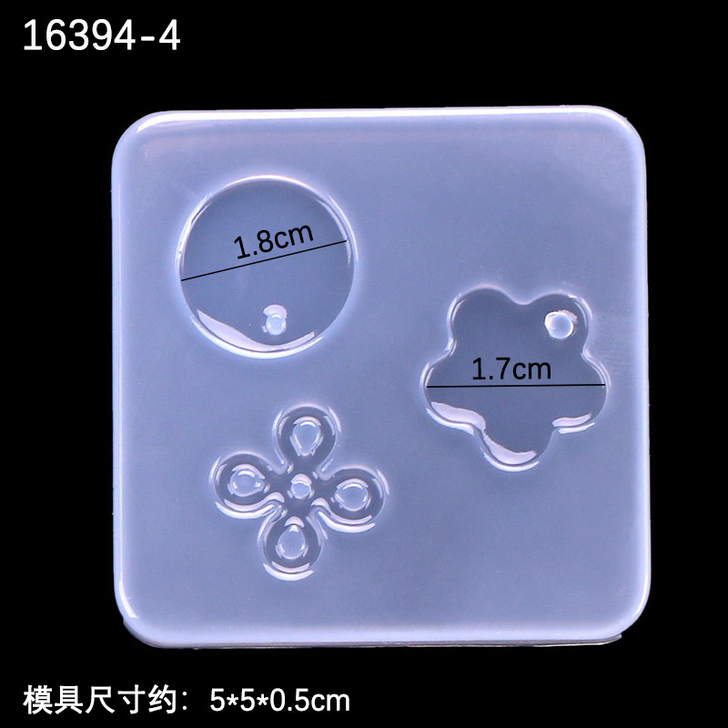 Espejo de Cristal Loto mariposa antiguo Shell etiqueta flor epoxi molde silicona tocado broche accesorios la joyería