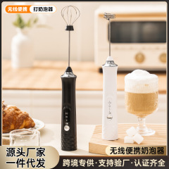 ミルク泡立て器電動卵ビーター小型食品グレード家庭用ハンドヘルドミキサーコーヒーミルク泡立て器充電式