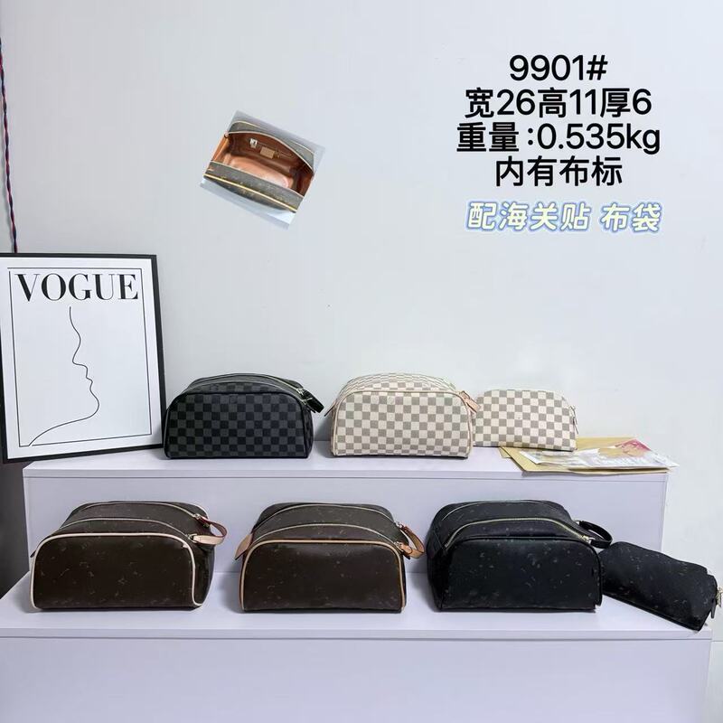 Cross-Border New Donkey Travel Storage Bag Cosmetic Bag Lazy Storage Semi-Circular Shell-Shaped Wash Bag Same Style for Men and Women