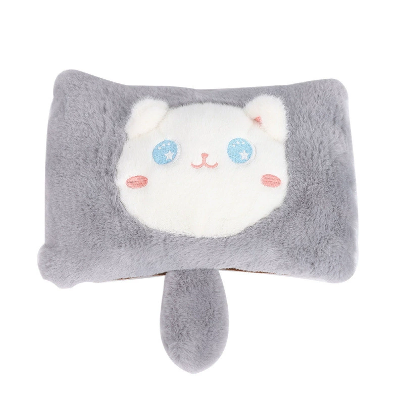 Explosion-proof detachable rechargeable water container, plush cute hand warmer