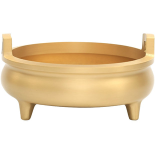 Copper Incense Burner Pure Brass Household Indoor Incense Incense Sandalwood Agarwood Incense Holder Large Incense Burner