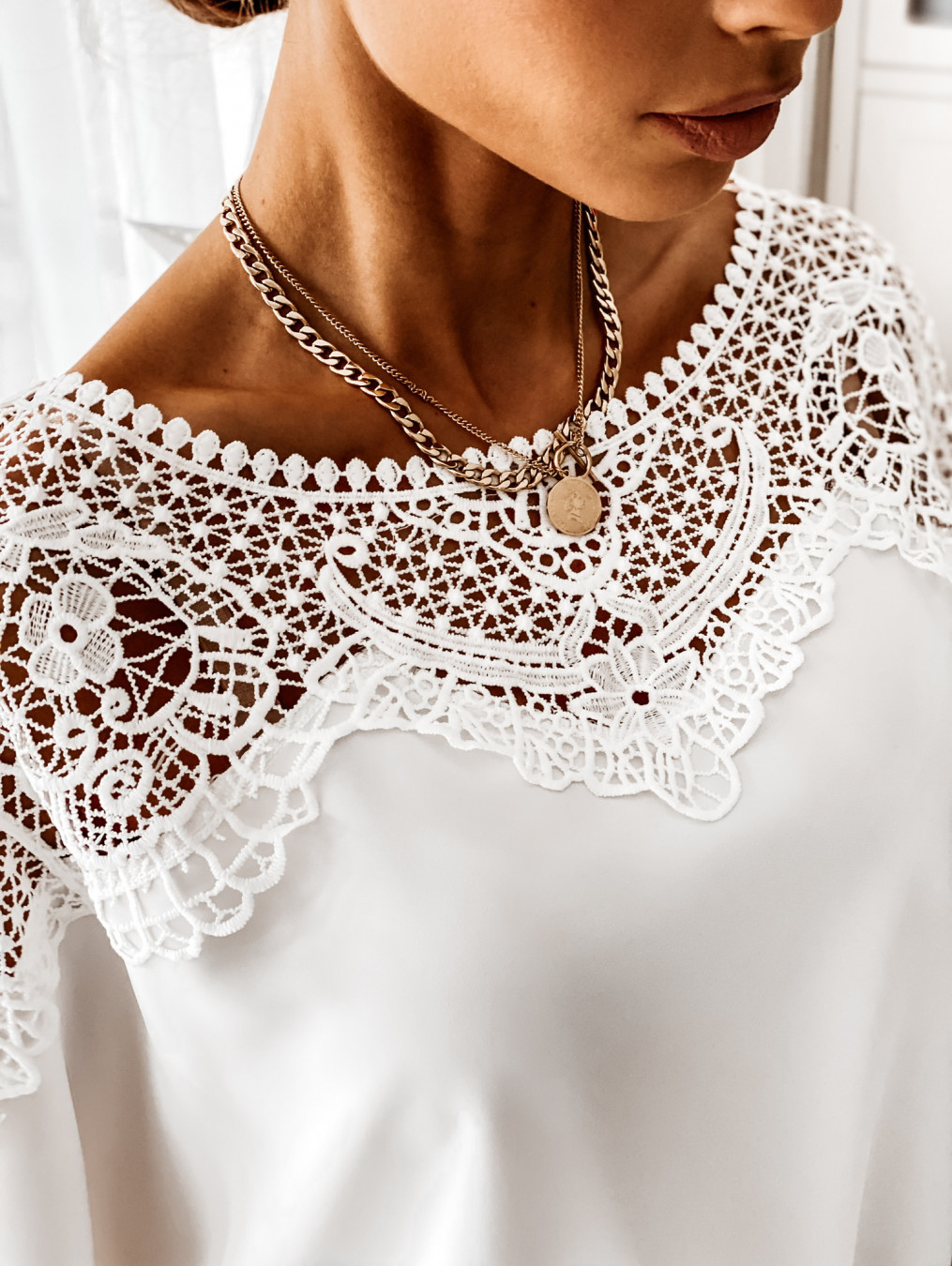 new fashion comfortable Long-sleeved lace shirt NSAXE57062