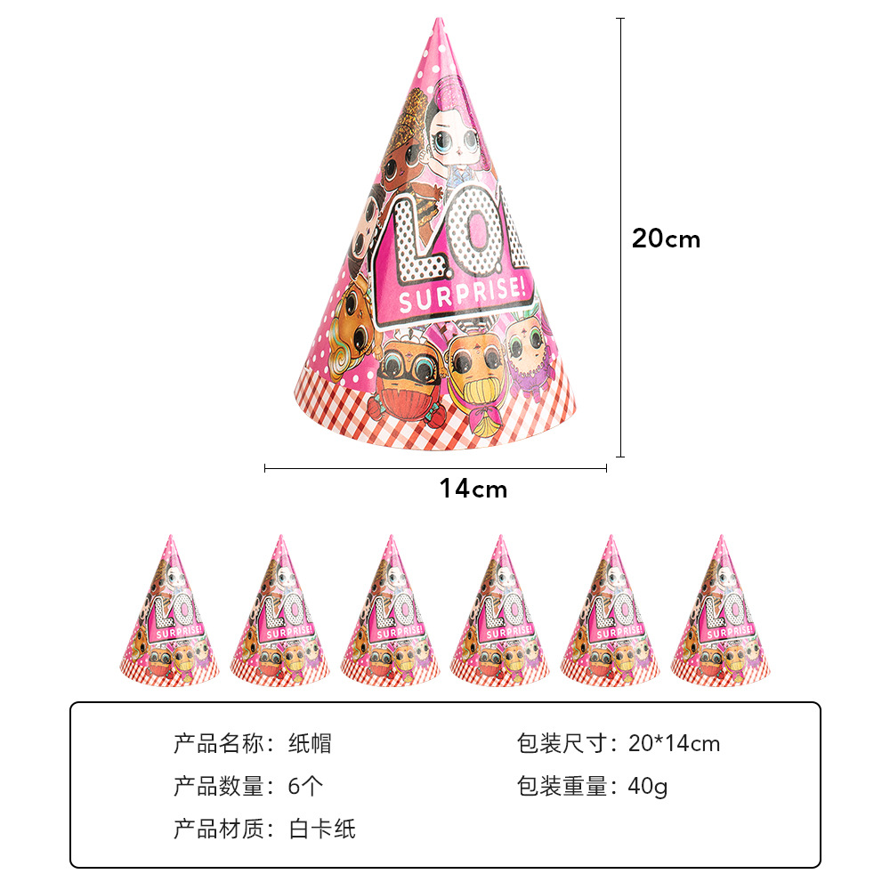 La fiesta de cumpleaños del bebé sorpresa transfronteriza suministra el traje temático de los niños arreglo decorativo taza de papel plato de papel mantel