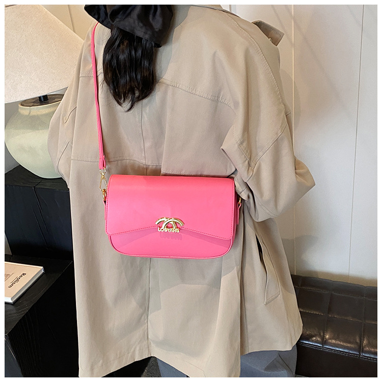 Fashionable and versatile small square bag, new autumn and winter style work and commuting bag, women's bag, simple single-shoulder bag, women's crossbody bag undefined