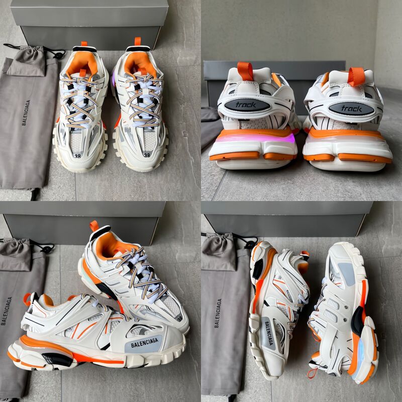 Putian Pure Original Paris Track3.0 Dad Shoes Thick-Soled Height-Increasing Sneakers Retro Casual Couple's Running Shoes