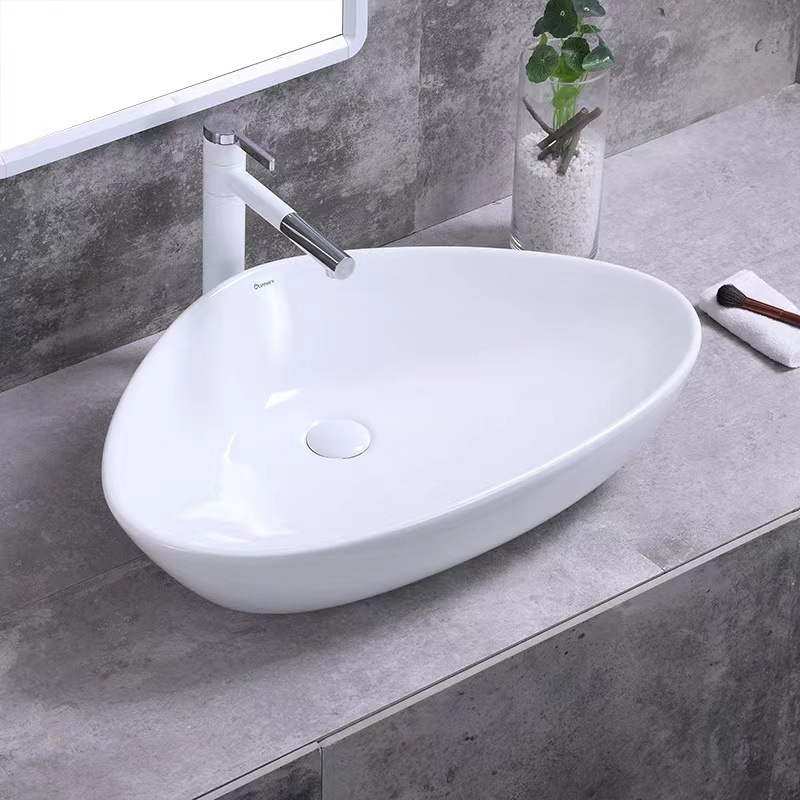 [Fábrica directa] lavabo del hotel balcón lavabo cerámico lavabo