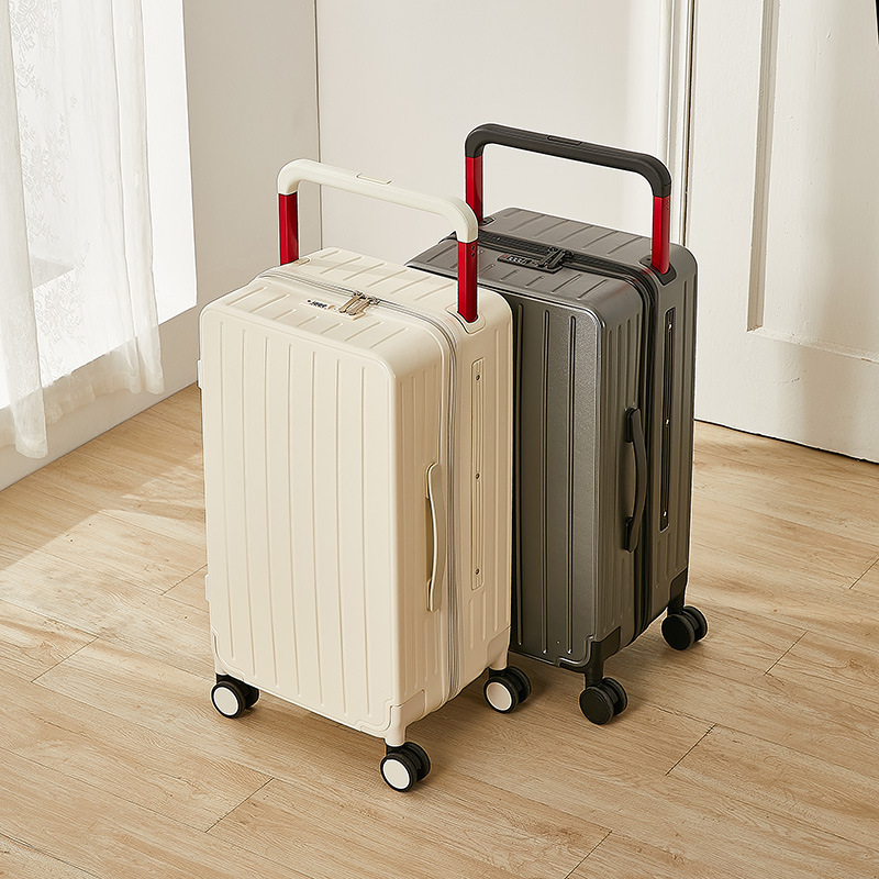 Saihuo wide pull rod suitcase women's small fresh large capacity suitcase universal wheel 24 inch men's password suitcase wholesale