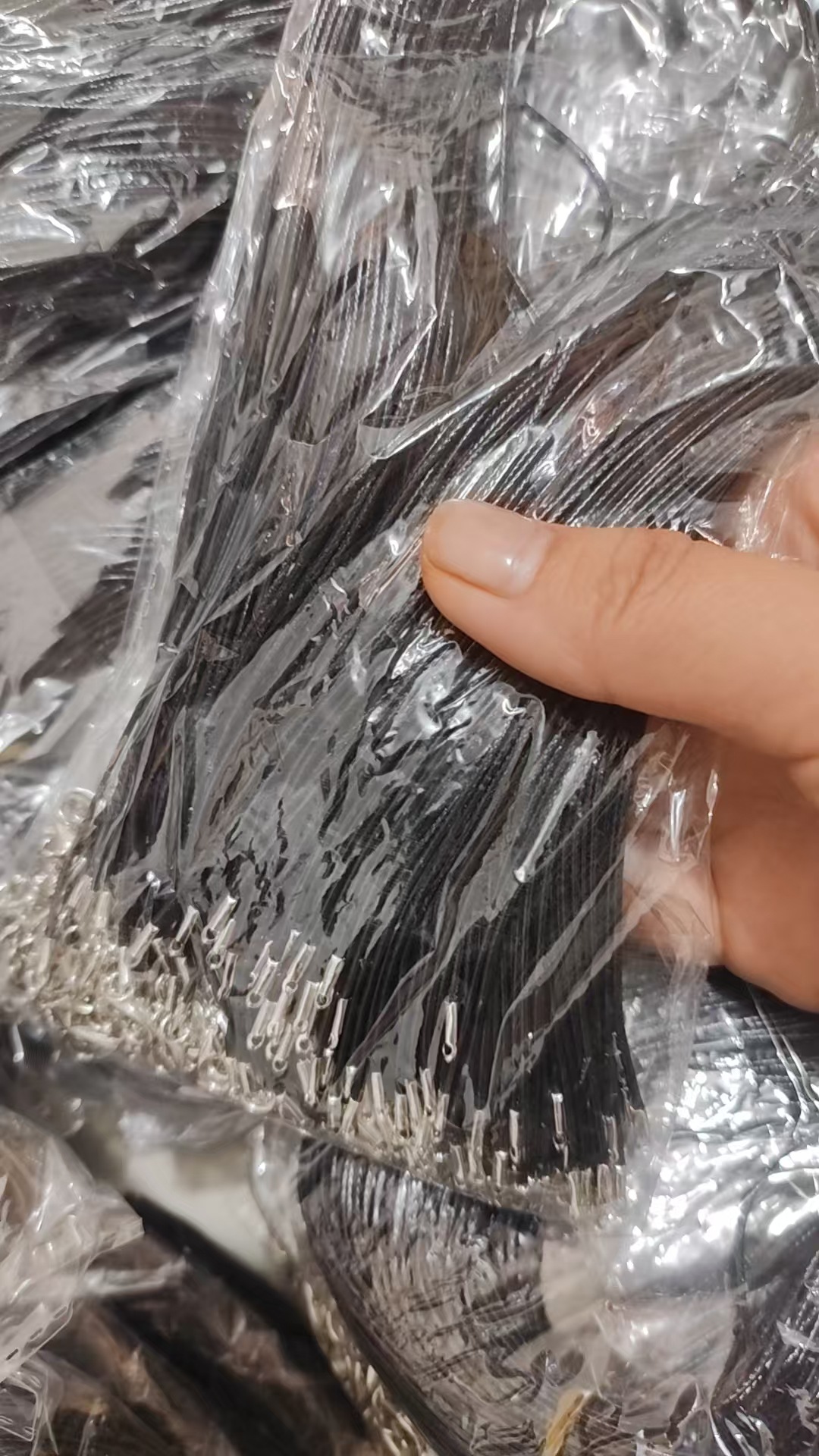 Móc càng tôm 1.0MM, dây xích không đuôi 55CM.