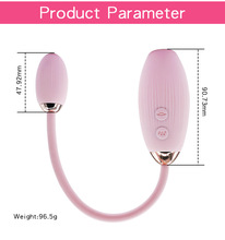 新品洛拉usb充电硅胶材质吮吸震动跳蛋女性自慰器成人情趣用品