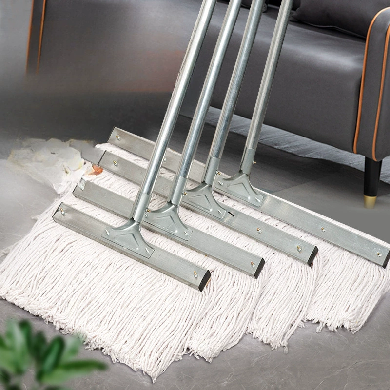 Традиционная швабра для дома, большая швабра для торговых центров, заводов, мастерских, коммерческого использования, из чистого хлопка.