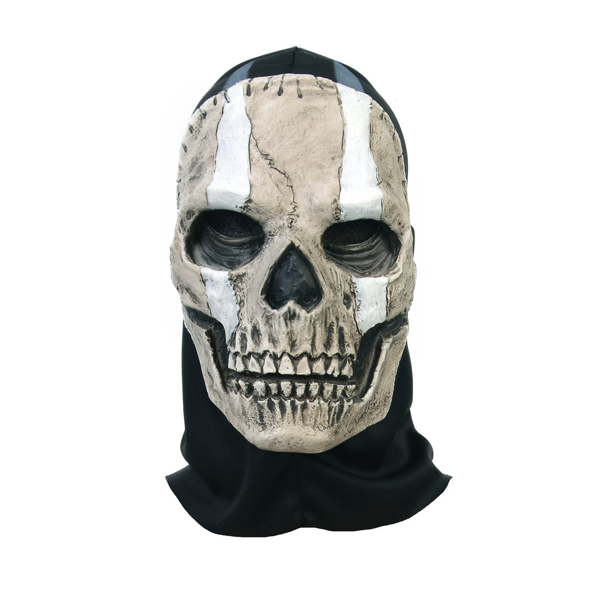 Máscara de calavera para la cabeza, máscara de personaje de juego de Halloween, máscara para fiesta de disfraces, máscara de terror.