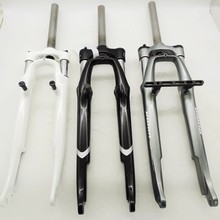 三拓700c公路自行车旅行车铝合金v刹避震前叉 肩控锁死 直管上管