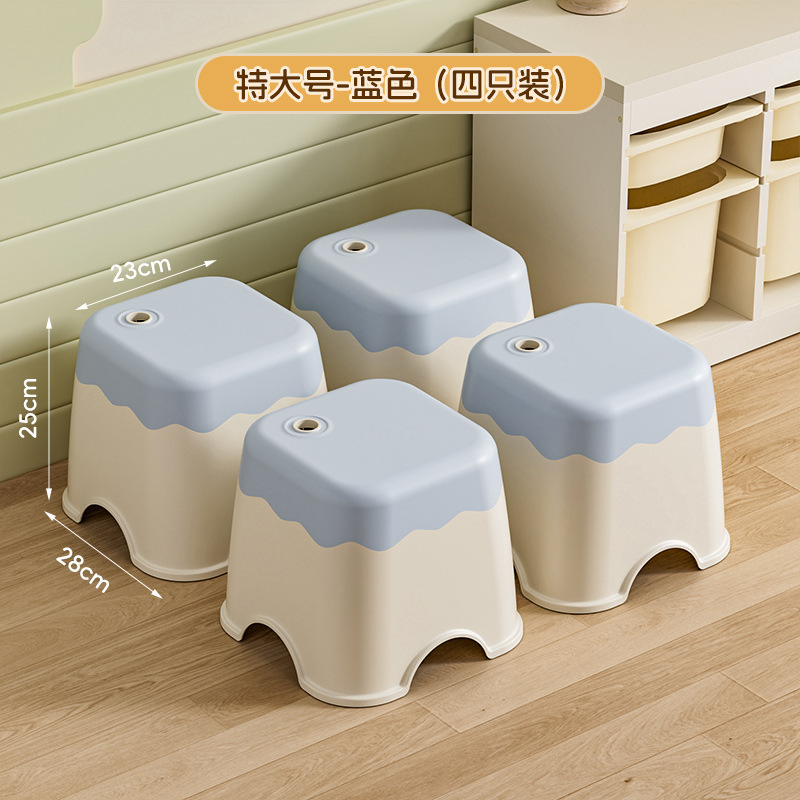 厚みのある子供用小さなスツール、家庭用低スツール、プラスチック製の靴交換用ベンチ、赤ちゃんのかわいくて丈夫で耐久性のある幼稚園の椅子|undefined