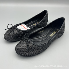 外贸软面蛋卷鞋女2024春秋新款平底一脚蹬孕妇鞋浅口软底驾车单鞋