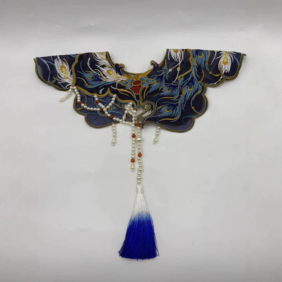 Аксессуары для юбки с облачным плечом и лошадиным лицом, новая шаль в китайском стиле, красивый топ с круглым вырезом и кисточками в стиле ретро, ​​жилет, накидка