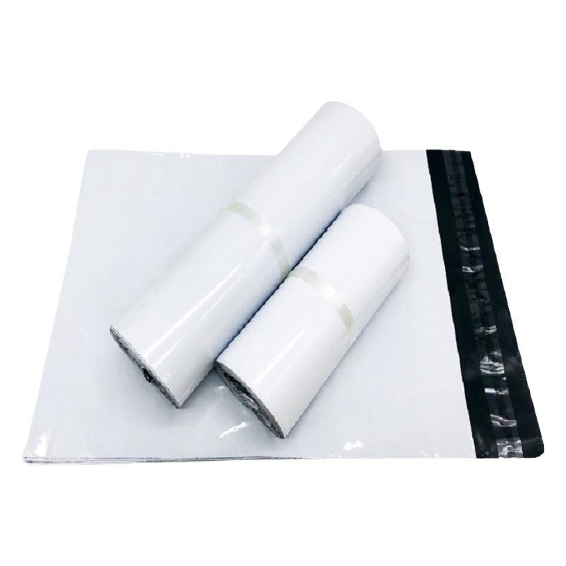 Chuanglijie bolsa exprés de material nuevo blanco embalaje de color engrosado comercio electrónico logística embalaje de ropa descuento al por mayor