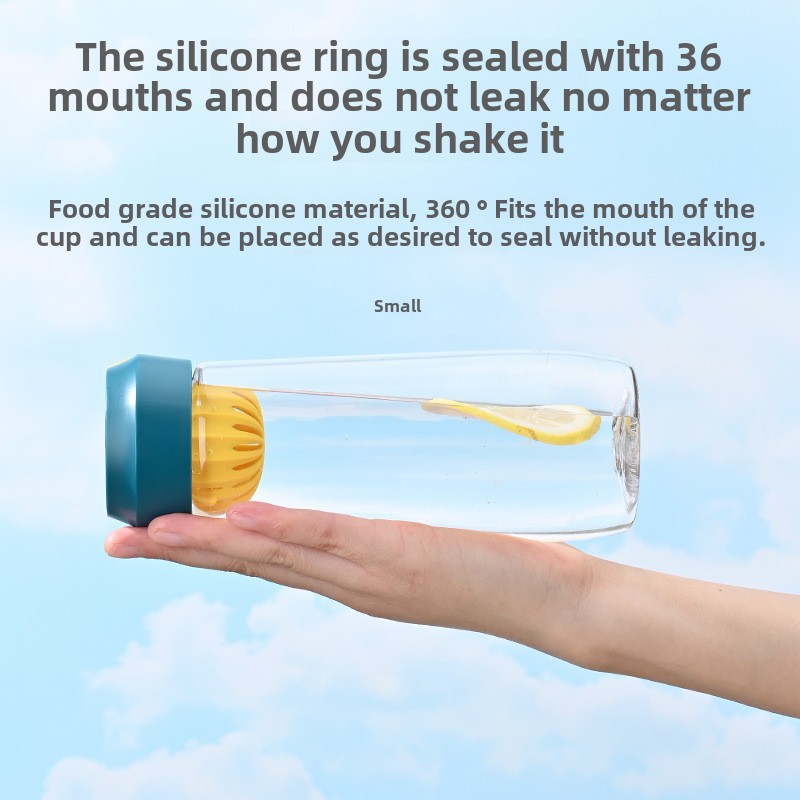 The new transparent strip filter plastic cup with rope with a rope…