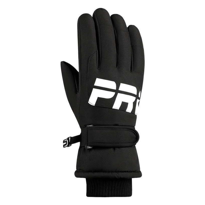 Лыжные перчатки, мужские и женские зимние утолщенные ветрозащитные водонепроницаемые Нескользящие перчатки с сенсорным экраном на флисовой подкладке, уличные велосипедные Холодостойкие теплые перчатки