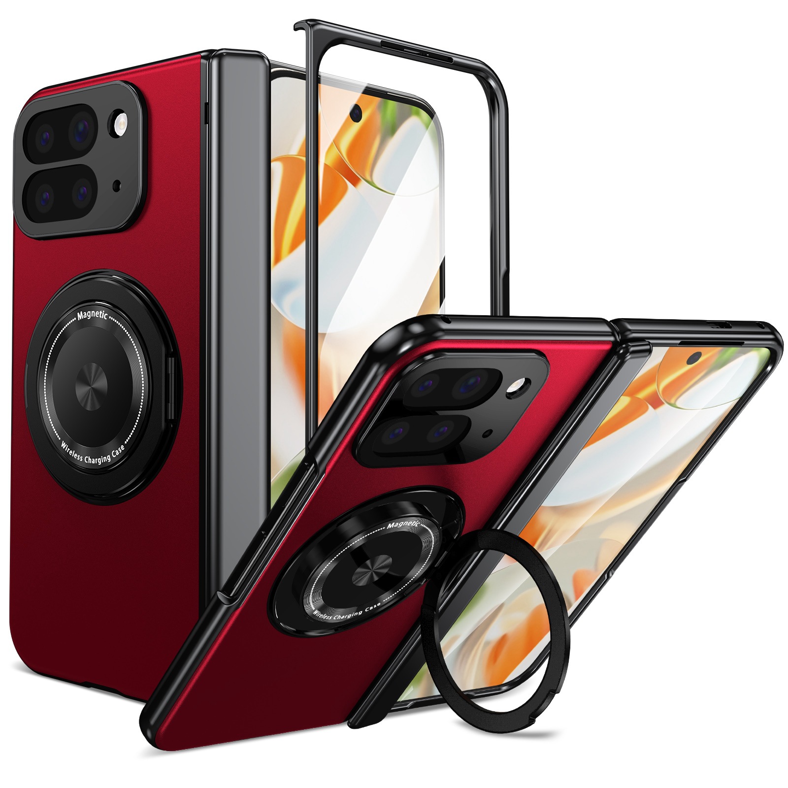 Red--360 magnetic bracket [with film]