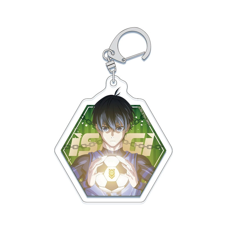 Acrylic Keychain (Blue Lock) Blue Prison Key Bin, double-sided 6 cm, D-system compatible