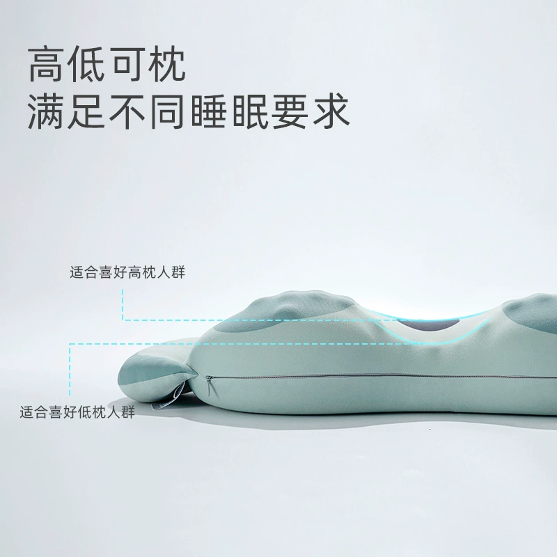 Full -curved Memory Pillow Massage Cat's Belly Hand Slow Betting Bets Pillow Core Gift Pillow Wholesale Pillow Memory Cotton