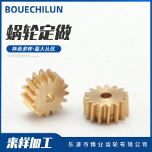 蜗轮定 做3.4外径1孔1.5高15齿微型涡轮蜗杆齿轮小模数精密蜗轮