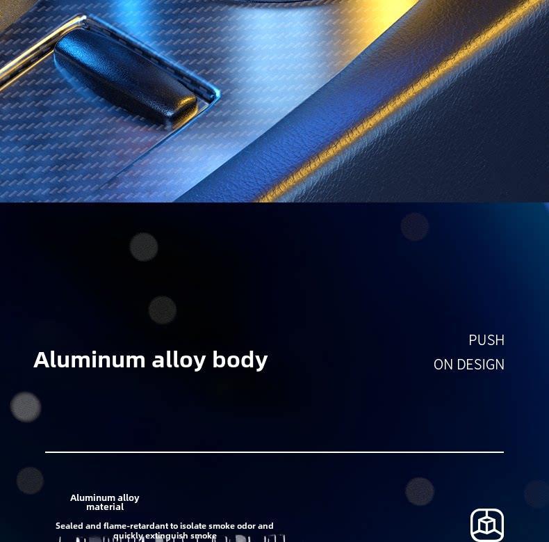 Volkswagen Ashtray Lavida Sagitar Bora Magotan Tiguan L Passat Cc Car Light Aluminum Alloy Press Machine