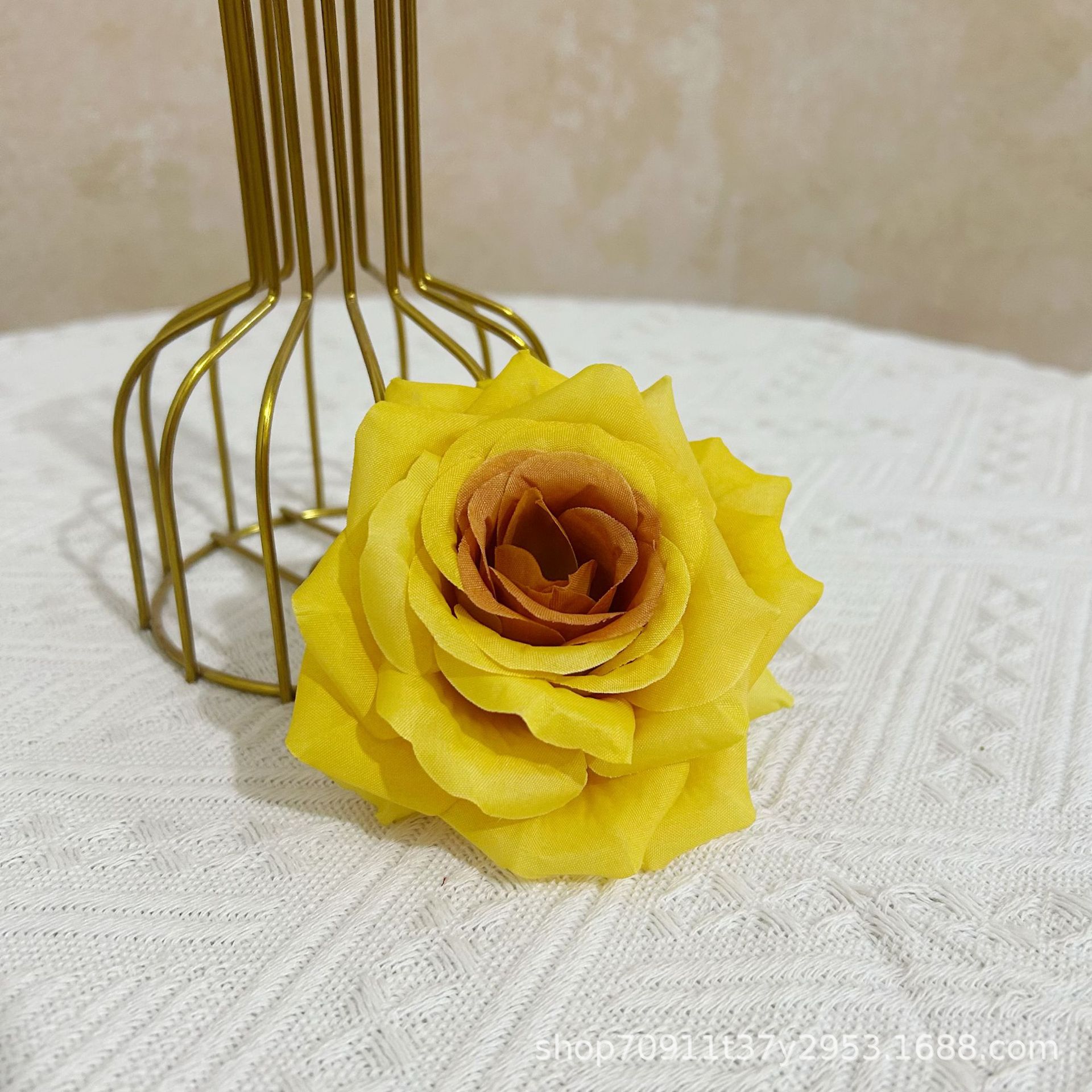 다이아몬드 로즈 헤드 가을 노란색