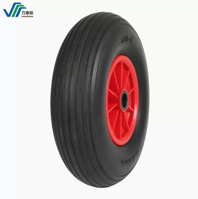 厂家销售多种工具车轮子16寸400-8发泡轮拖车轱辘工业板车轮子