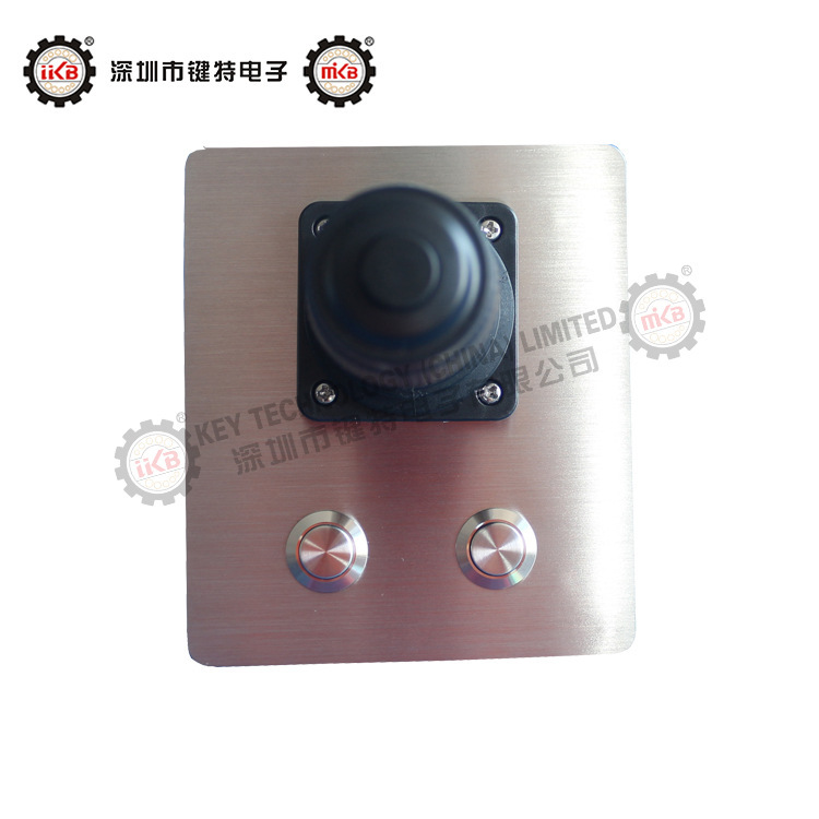 Fully Sealed Stainless Steel Mouse Buttons and Joystick Integrated into the Design, Allowing for Flexible and Convenient Operation
