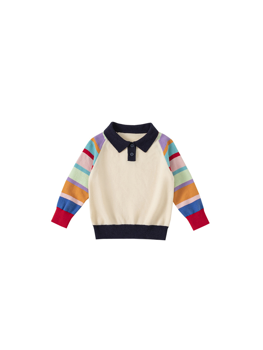 [Exemplar de correo libre] primavera y otoño nuevos productos para niños camisetas de punto casuales niñas camisetas de manga larga chaqueta de niño suéter chaqueta de otoño