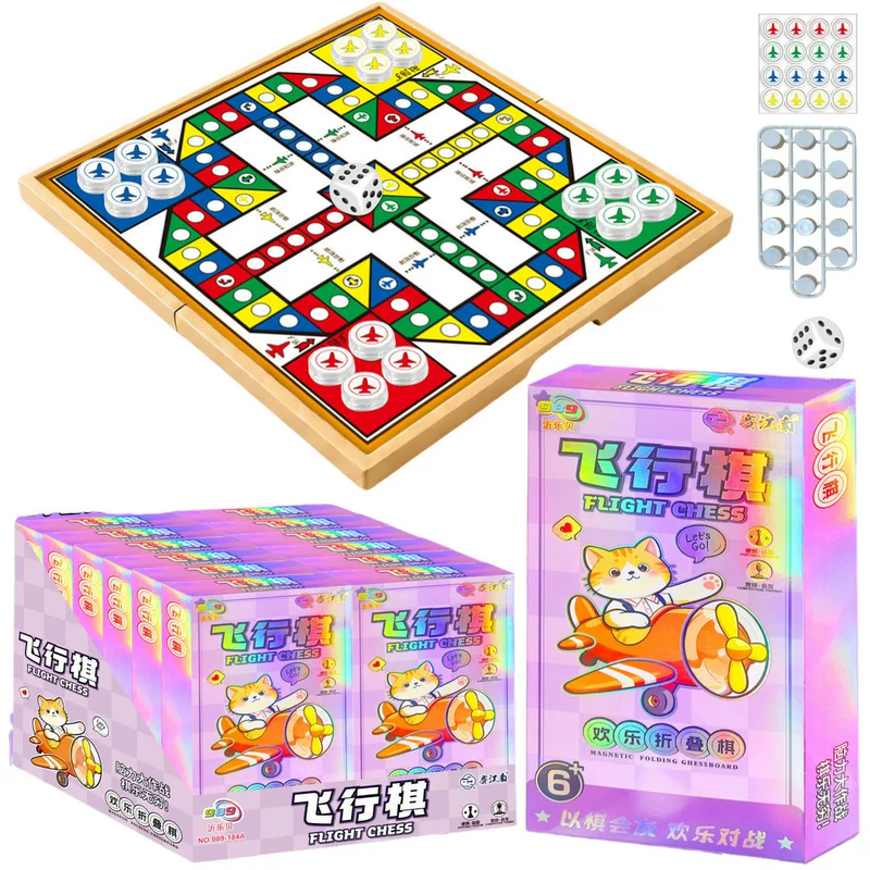 Складная настольная игра «Летучие шашки» 12 шт
