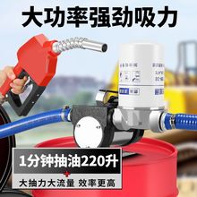 电动抽油泵正反转12v24v220v伏自吸泵柴油加油机计量自封枪加油泵