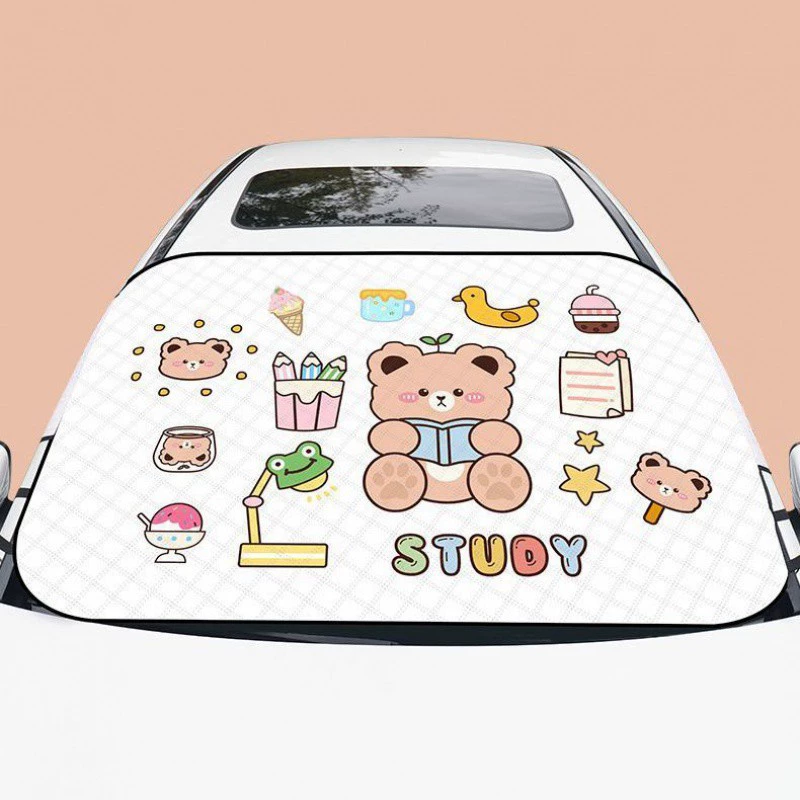 Windproof glass cartoon cute summer protecting mask, sun protection