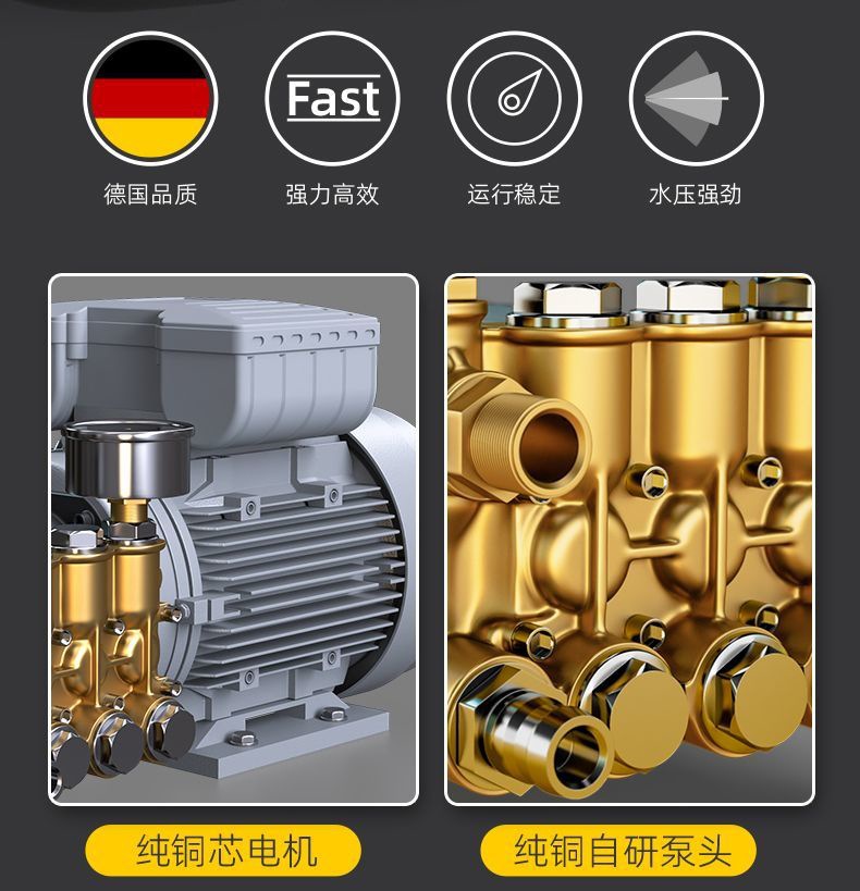 Black Cat Hero Car Washer 220V Commercial High Pressure Industrial Cleaning Machine