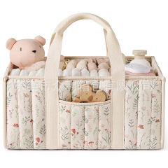 新しいプリント母子製品おむつ収納袋おむつバッグ多機能おむつバッグ簡単に折りたためるママバッグ