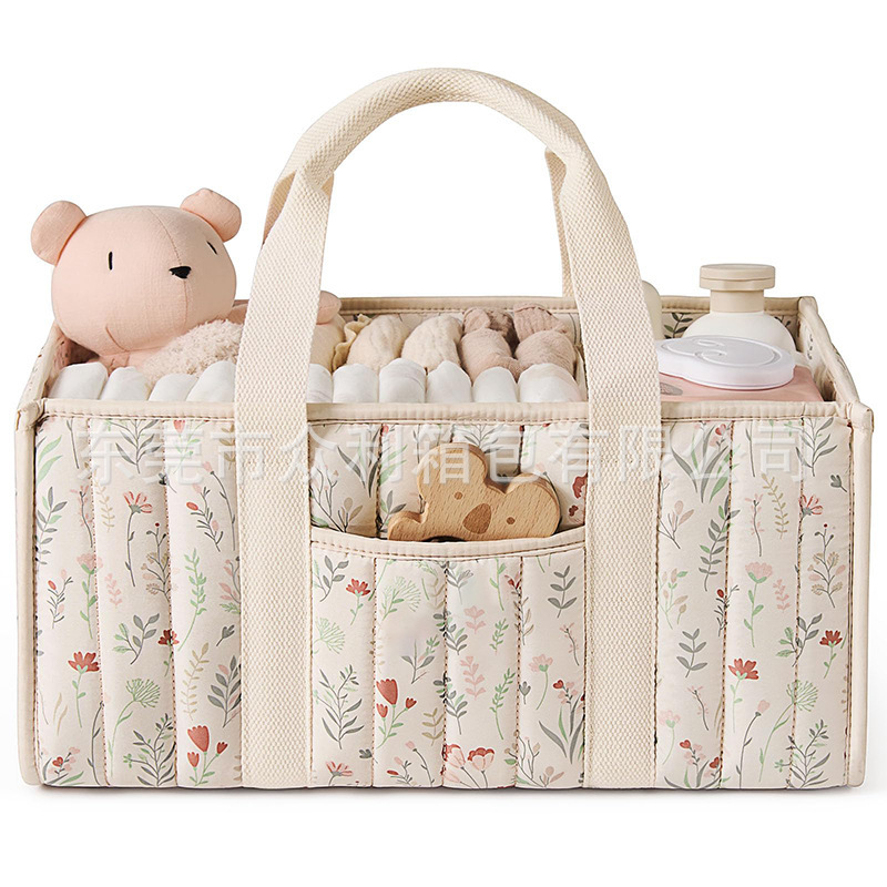 新しいプリント母子製品おむつ収納袋おむつバッグ多機能おむつバッグ簡単に折りたためるママバッグ|undefined