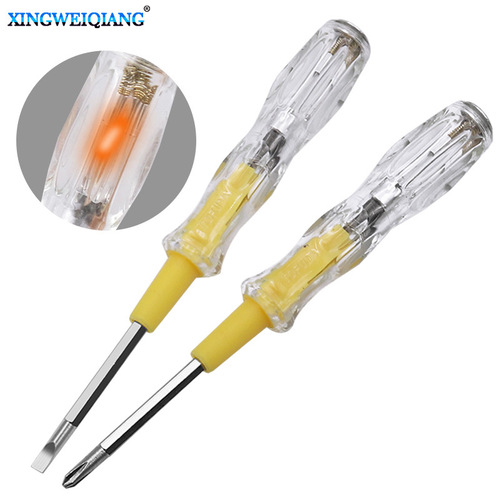 Electrician's test pen Dual-function household induction contact test pen Double-head dual-purpose cross-blade screwdriver
