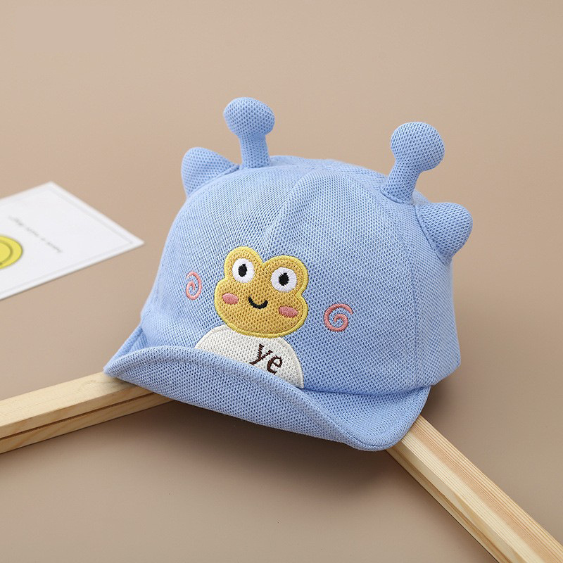 Sombreros para bebés otoño y invierno grueso para bebés pequeños lindos sombreros de rana para niños varones sombreros de lengua de pato primavera y otoño