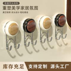 吸盘挂钩免打孔门后衣帽挂架多功能玄关钥匙包挂勾强力承重挂衣钩