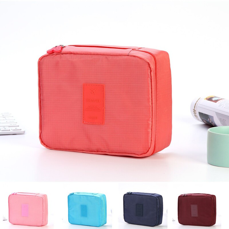 Oxford Cloth Quartet Cosmetic Bag Women's Multi-purpose Large Capacity Waterproof Toiletry Bag Travel Double-layer Portable Storage Bag Oxford Cloth Quartet Cosmetic Bag Women's Multi-purpose Large Capacity Waterproof Toiletry Bag Travel Double-layer Portable Storage Bag