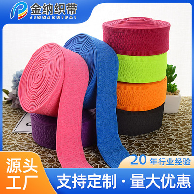 Foreign trade wholesale Elastic band High elasticity Elastic Manufactor Direct selling thickening colour knitting clothing Elastic band Can be set