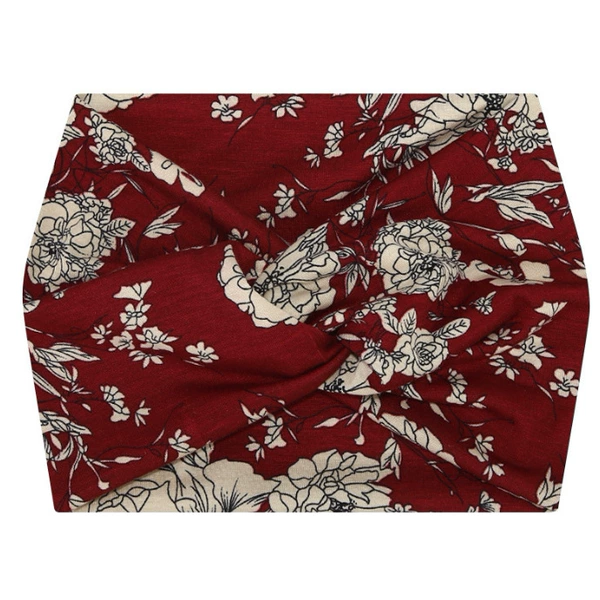 Big W-big flower wine red