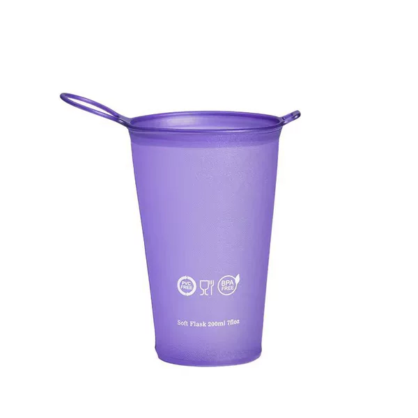 Oem Trail Running Soft Water Cup Competition Portable Water Cup Foldable Water Cup Mandatory Equipment Outdoor Soft Water Bottle Cup