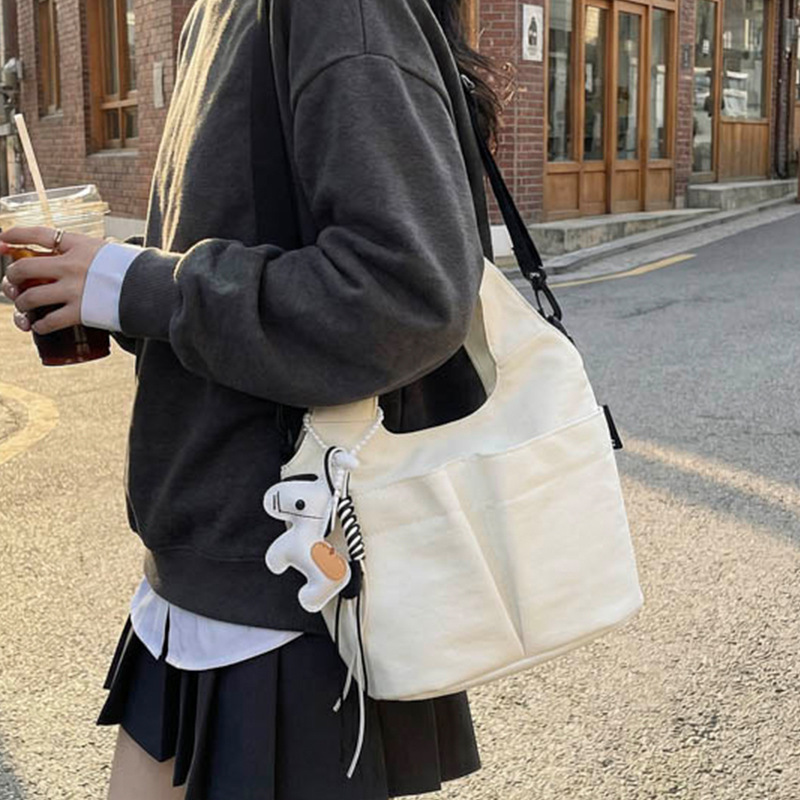 Borsa a tracolla da donna stile cestino casual moda western_voghion.com