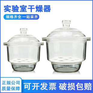 Laboratory Glass Dryer 150 180 210mm Drying Dish with Lid Drying Tank Transparent Dryer 300mm