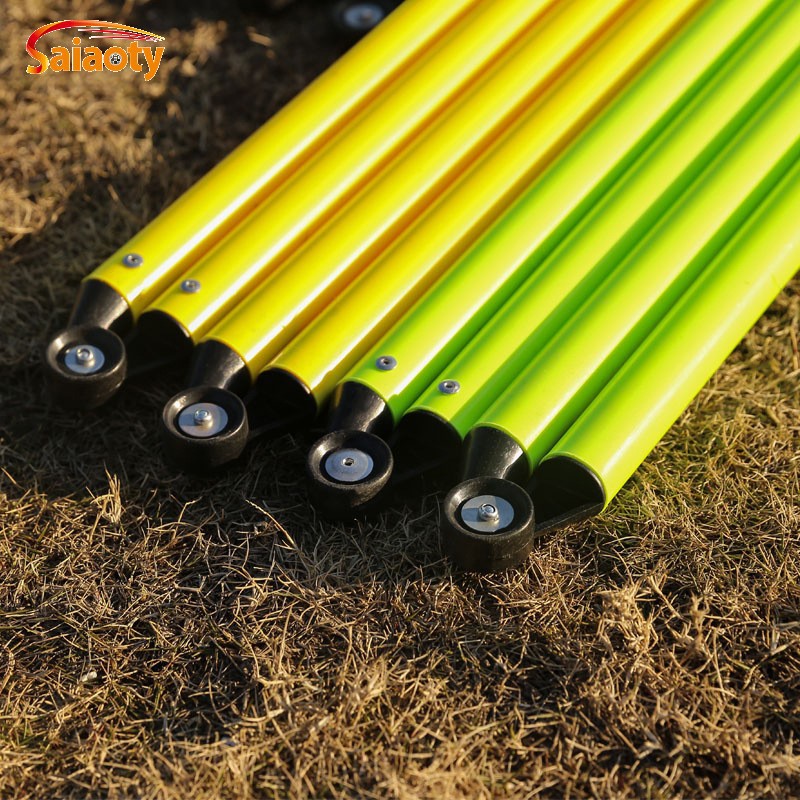 Green 1 meter fold stacking pole