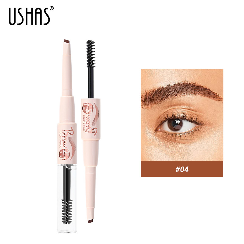 USHAS European and American Cross-border spot lápiz de cejas combinación de pegamento para cejas, resistente al agua, duradero, sin manchas, sin decoloración, EB026-MIX