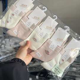 凯森袜子 女士春夏新款薄款网眼中筒棉袜 休闲透气商务袜跑量批发