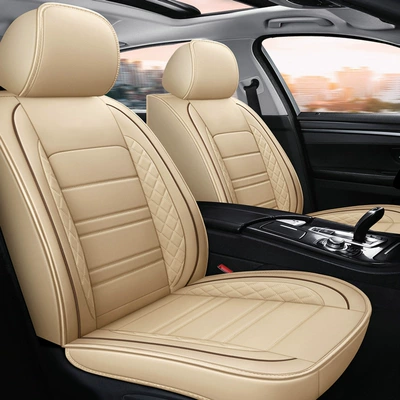 Factory Direct Shipping, Full Coverage, Universal seat cover - beigeuniversal-for-five-seater-cars-general